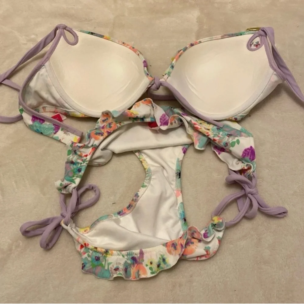 Victoria's Secret Bombshell Multicolor Floral Bikini